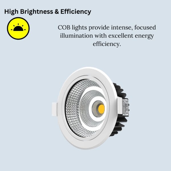 High-Performance COB LED light – Focused Illumination for Homes, Offices, and Commercial Spaces - Image 3