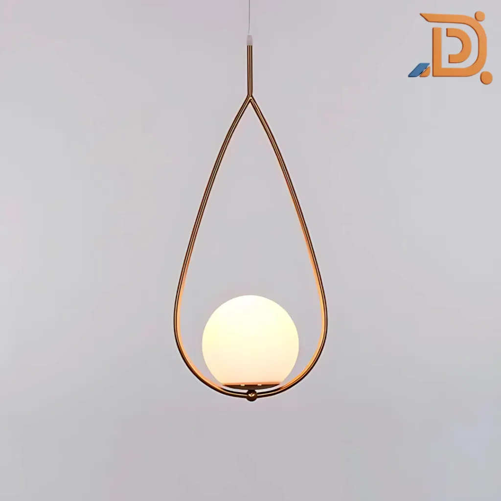 Droplet Gold Pendant Light