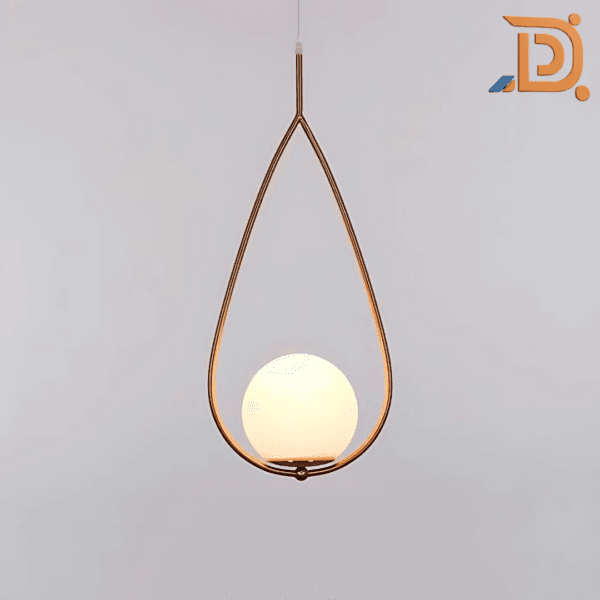 Droplet Gold Pendant Light