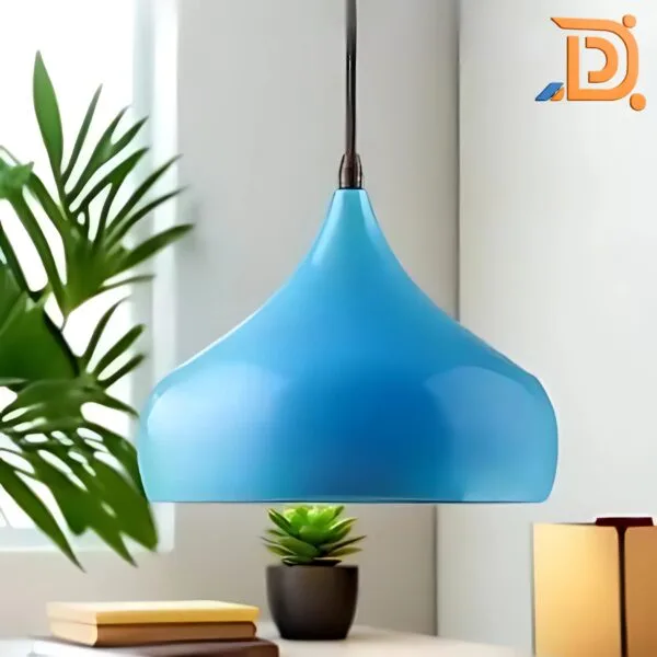 Vintage Blue Hanging Light