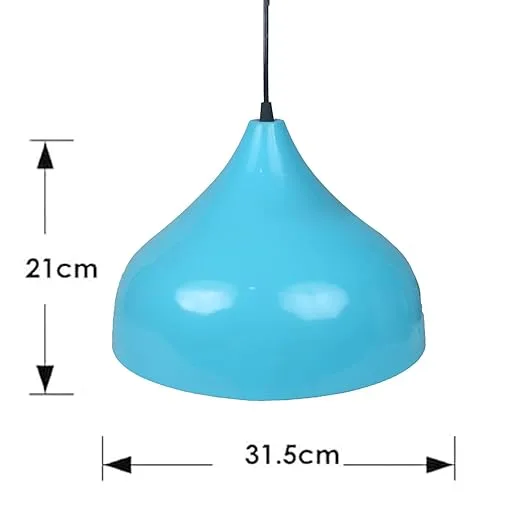 Blue hanging light