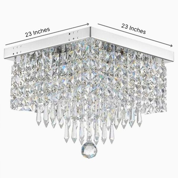 Square Crystal Chandelier