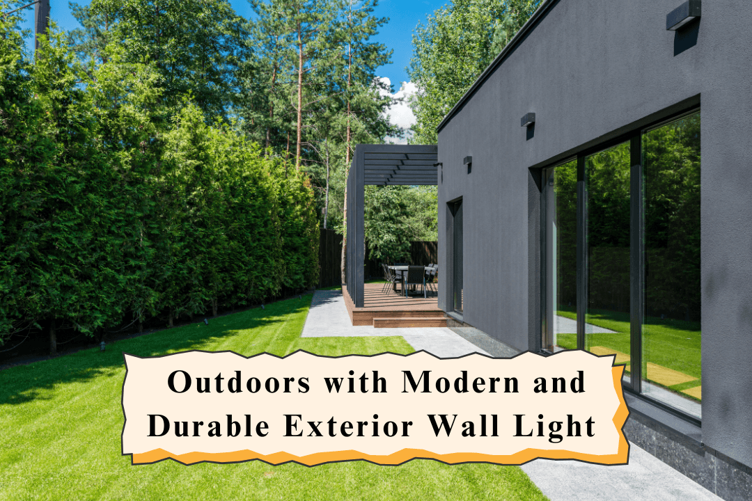 Modern and Durable Exterior Wall Light Design