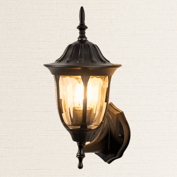 Metal Outdoor Wall Light in Black/ Antique with E27 Holder | Classic Elegance for Your Outdoor Spaces | Outdoor Lights | - Image 3