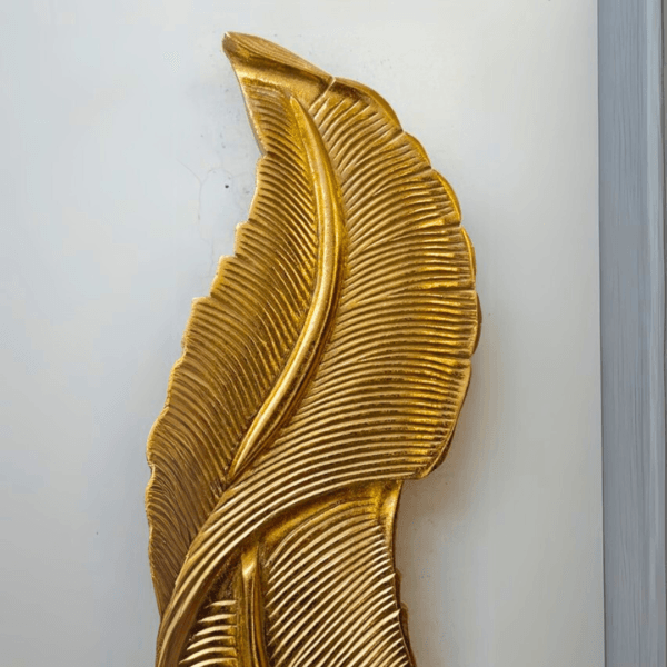 Leaf LED Wall Sconce - Elegant Feather Design for Home Decor | 40 Volts (AC) | Ideal for Bedroom, Living Room | - Image 8