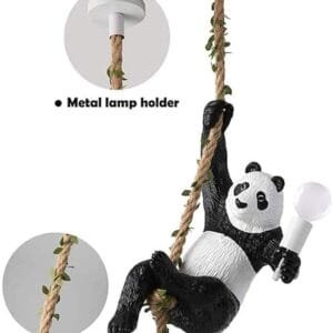 Panda Hanging Light Details