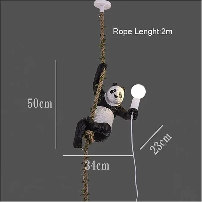 Panda Hanging Light Dimensions