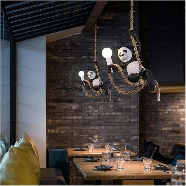 Panda Hanging Light for Restaurants