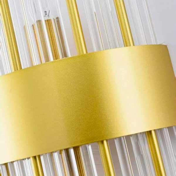 Crystal Metal Wall Light closer look