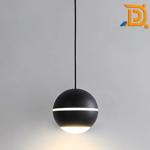 LED Ball Black Pendant Lamp