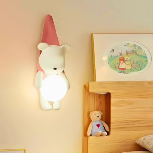 Hanging Bear Wall Light for bedroom