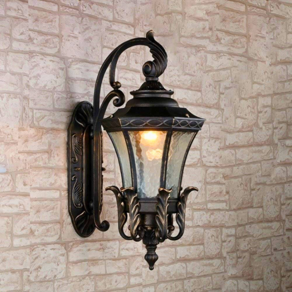 Black Gate Light Outdoor Wall Light