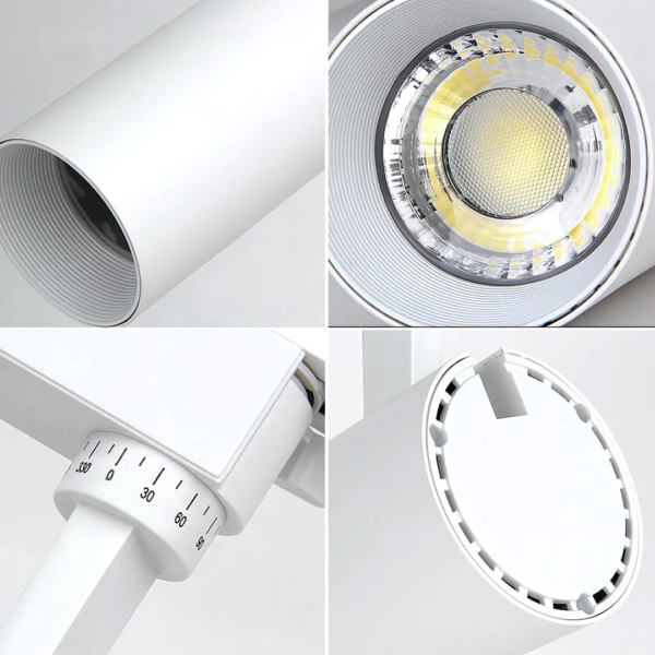 Modern COB LED Track Light – 10W/20W/30W – High-Lumen Spotlight for Home & Showrooms - Image 2