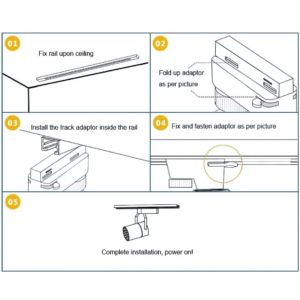 Modern COB LED Track Light – 10W/20W/30W – High-Lumen Spotlight for Home & Showrooms - Image 8