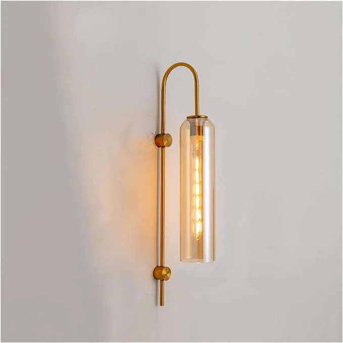 Elegant Gold Wall Light – Modern Glass Ceiling Fixture for Stylish Homes & Offices