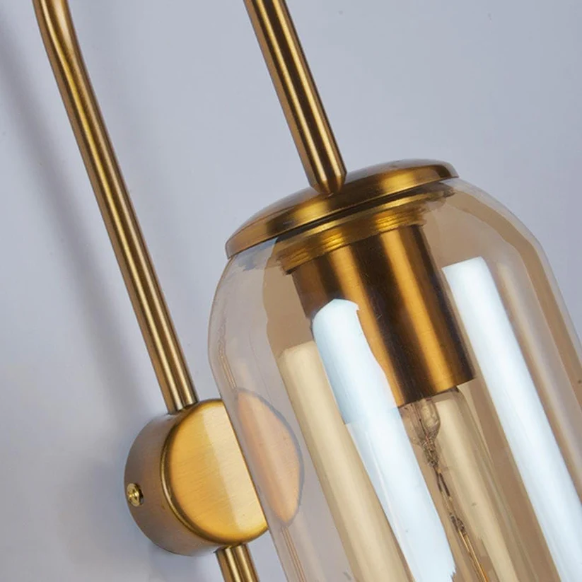 Elegant Gold Wall Light – Modern Glass Ceiling Fixture for Stylish Homes & Offices - Image 6