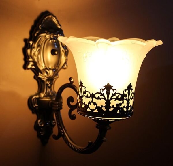 Black Antique Wall Sconce