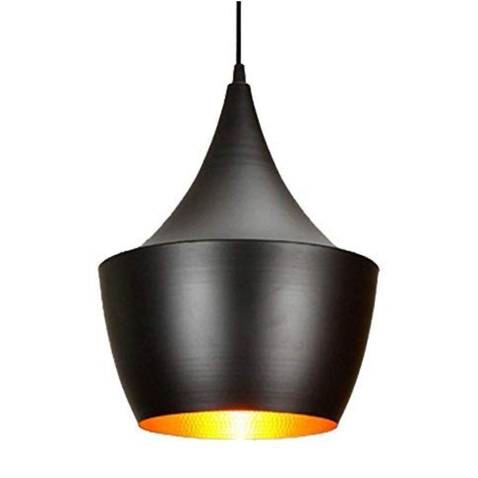 black pendant hanging light