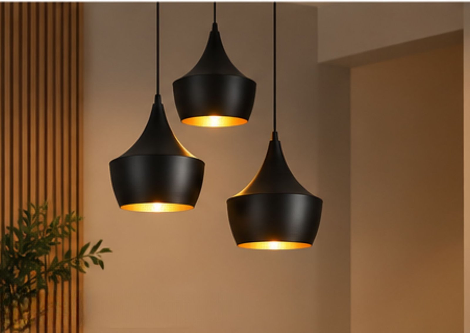 Modern Black Pendant Hanging Light | Decorative Ceiling Light | Set of 1,2,3,4 - Image 6